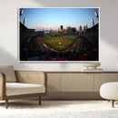 PNC Park Evening Game Triple Canvas Wall Art - Pittsburgh