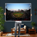PNC Park Evening Game Triple Canvas Wall Art - Pittsburgh