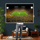 Stadium in Michigan Wall Art Canvas Print, Framed American