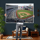 New York Yankees Baseball Team Print - Yankee Stadium Wall
