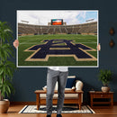 Football Stadium Wall Art – Framed Sports Field Canvas