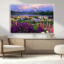 Wildflower Canvas Print – Blooming Floral Meadows with