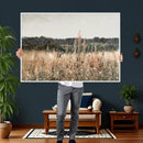 Rustic Field Landscape Wall Art Print, Giclee Canvas Wall
