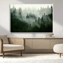 Misty Forest Wall Art – Tranquil Green Woodland Canvas by MyGreatCanvas | Canvas Wall Art Prints | Photo Prints & Wall Decor