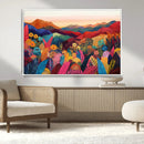 YAYOI KUSAMA Abstract Print - Landscape Canvas Wall Art