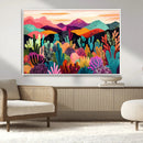 Abstract Kusama Print - Landscape Canvas Wall Art Print -