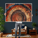 Abstract Tree Ring Art, Colorful Tree Ring Wall Decor, by MyGreatCanvas | Canvas Wall Art Prints | Photo Prints & Wall Decor
