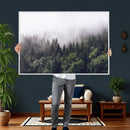 Misty Forest Wall Art | Foggy Forest Canvas Print | Large by MyGreatCanvas | Canvas Wall Art Prints | Photo Prints & Wall Decor