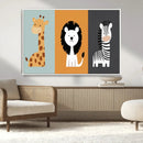 Boho Jungle Animal Nursery Wall Art Prints – Safari Decor