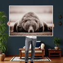 Grizzly Bear Wall Art Print - Bear Canvas Wall Art - Rustic by MyGreatCanvas | Canvas Wall Art Prints | Photo Prints & Wall Decor