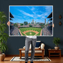 Wrigley Field Chicago Cubs Panoramic Art Multi-Piece Canvas