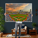 Chicago Wrigley Field Wall Art Canvas Print – Iconic