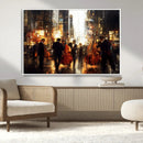 Abstract Jazz Art Wall Art Canvas Print – Colorful Musical