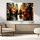 Jazz Wall Art Canvas Print – Colorful Musical Instrument