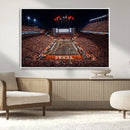 Texas Stadium Night Game Wall Art Canvas Print – Vibrant