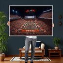 Texas Stadium Night Game Wall Art Canvas Print – Vibrant