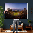 Iowa Hawkeyes Kinnick Stadium Wall Art Canvas Print, Framed