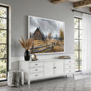 Rustic Autumn Farmhouse Wall Art Canvas Print – Serene