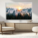 Abstract Forest Wall Art - Serene Nature Canvas Print with by MyGreatCanvas | Canvas Wall Art Prints | Photo Prints & Wall Decor