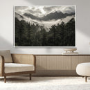 Moody Forest Wall Art – Framed Mountain Fog Canvas Artwork, by MyGreatCanvas | Canvas Wall Art Prints | Photo Prints & Wall Decor