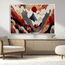 Abstract Mountain Wall Art Canvas Print – Vibrant Stylized by MyGreatCanvas | Canvas Wall Art Prints | Photo Prints & Wall Decor