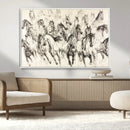 Abstract Horse Wall Art Canvas Print – Framed Horse Sketch by MyGreatCanvas | Canvas Wall Art Prints | Photo Prints & Wall Decor