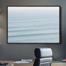 Ocean Waves Wall Art Canvas Print – Framed Solo Surfer Wave