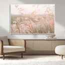 Pastel Grasses Wall Art Canvas Print – Framed Soft Meadow
