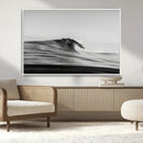 Black Wave Wall Art Canvas Print – Framed Abstract Surf by MyGreatCanvas | Canvas Wall Art Prints | Photo Prints & Wall Decor