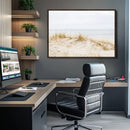 Beach Dunes Wall Art Canvas Print – Framed Serene Coastal
