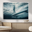 Underwater Surf Wall Art – Framed Ocean Wave Canvas Artwork, by MyGreatCanvas | Canvas Wall Art Prints | Photo Prints & Wall Decor