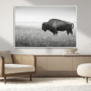 Bison Wall Art Canvas Print – Framed Rustic Wildlife Scene by MyGreatCanvas | Canvas Wall Art Prints | Photo Prints & Wall Decor