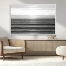 Monochrome Ocean Wall Art Canvas Print – Framed Moody Ocean by MyGreatCanvas | Canvas Wall Art Prints | Photo Prints & Wall Decor