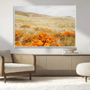 Golden Wildflowers Wall Art Canvas Print – Framed Hills by MyGreatCanvas | Canvas Wall Art Prints | Photo Prints & Wall Decor
