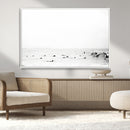 Monochrome Swimming Wall Art Canvas Print – Framed Ocean by MyGreatCanvas | Canvas Wall Art Prints | Photo Prints & Wall Decor