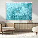 Fish Swarm Wall Art Canvas Print – Framed Marine Life Art by MyGreatCanvas | Canvas Wall Art Prints | Photo Prints & Wall Decor
