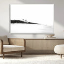 Black White Beach Wall Art Canvas Print – Framed Palm Trees by MyGreatCanvas | Canvas Wall Art Prints | Photo Prints & Wall Decor
