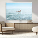 Swimming Relaxation Wall Art Canvas Print – Framed Peaceful by MyGreatCanvas | Canvas Wall Art Prints | Photo Prints & Wall Decor