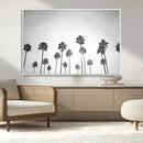 Monochrome Palms Wall Art Canvas Print – Framed Minimalist by MyGreatCanvas | Canvas Wall Art Prints | Photo Prints & Wall Decor