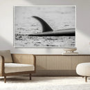 Black White Surfboard Wall Art Canvas Print – Framed by MyGreatCanvas | Canvas Wall Art Prints | Photo Prints & Wall Decor