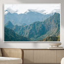 Misty Mountain Wall Art Canvas Print – Framed Cloudy Andean by MyGreatCanvas | Canvas Wall Art Prints | Photo Prints & Wall Decor
