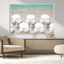 Calm Beach Wall Art – Framed Turquoise Water Canvas Artwork, by MyGreatCanvas | Canvas Wall Art Prints | Photo Prints & Wall Decor