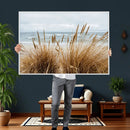 Beach Grass Wall Art Canvas Print – Framed Coastal Dunes Art by MyGreatCanvas | Canvas Wall Art Prints | Photo Prints & Wall Decor