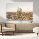 Desert Cactus Wall Art Canvas Print – Framed Desert Art by MyGreatCanvas | Canvas Wall Art Prints | Photo Prints & Wall Decor