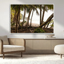 Tropical Jungle Wall Art Canvas Print – Framed Palm Tree by MyGreatCanvas | Canvas Wall Art Prints | Photo Prints & Wall Decor