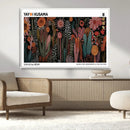 Modern Japanese Wall Art Canvas Print – Framed Abstract