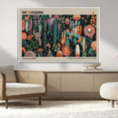 Yayoi Kusama Art Print Canvas – Abstract Mount Fuji Japanese