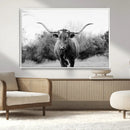 Longhorn Photography Wall Art Canvas Print – Framed Western by MyGreatCanvas | Canvas Wall Art Prints | Photo Prints & Wall Decor