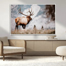 Elk Photography Wall Art Canvas Print – Framed Mountain by MyGreatCanvas | Canvas Wall Art Prints | Photo Prints & Wall Decor