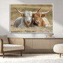 Cow Wall Art Canvas Print – Framed Rustic Animal Decor with by MyGreatCanvas | Canvas Wall Art Prints | Photo Prints & Wall Decor